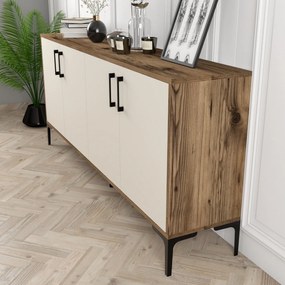 Console Kiev – Walnut Cream – 180 cm x 78 cm x 35 cm