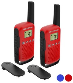 Walkie-talkies Motorola T42 Dual 1,3" Lcd 4 Km (2 Pcs) Azul