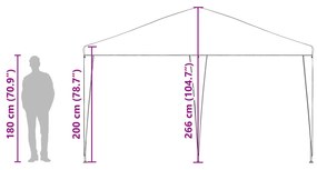 Tenda para Festa Azul 4x4 m PE