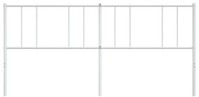 Cabeceira de cama 200 cm metal branco