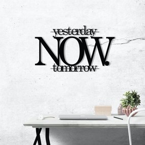 Acessório Decorativo de Parede Now – Preto – 52 x 30 cm