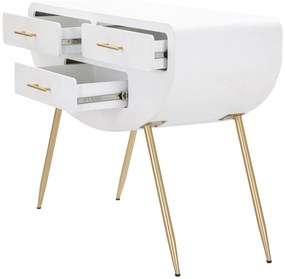 MESA CONSOLA VENUS BRANCA 110X40X80 CM