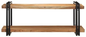 Prateleira de parede 110x33x45 cm Madeira maciça Acácia