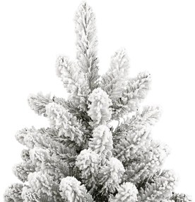 Árvore de Natal artificial articulada c/ flocos de neve 270 cm