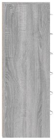 Aparador c/ 6 gavetas 50x34x96cm derivados madeira cinza sonoma
