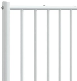 Cabeceira de cama 193 cm metal branco