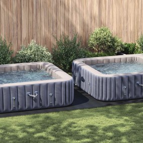 vidaXL Lona para Fundo de Piscina Ajustável Preto 640 x 321 x 0,1 cm