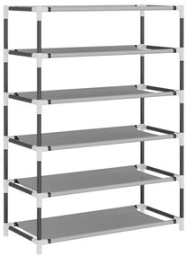 Sapateira 60x28x90 cm tecido cinzento