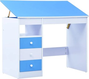 Secretária / Estirador Desenho para Crianças Azul e Branco