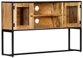 Móvel de TV 120x30x75 cm madeira recuperada maciça