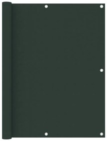 Tela de varanda 120x400 cm tecido Oxford verde-escuro