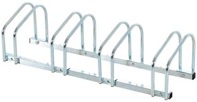 Estacionamento para 4 Bicicletas Suporte de Aço para Estacionar Bicicl