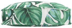 Almofadas de Palete para Assento - 2 Peças com Estampa de Folhas - 40x