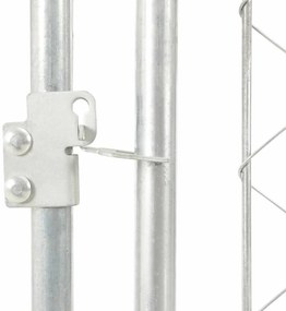 Canil de exterior com telhado 200x200x135 cm
