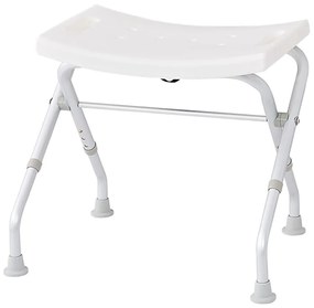 421602 RIDDER Banco de casa de banho dobrável 110 kg branco A0050301