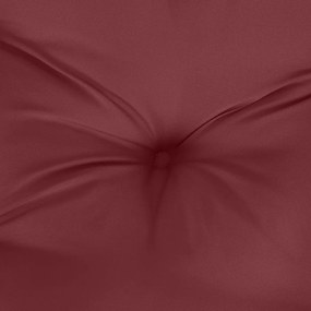 Almofadões banco jardim 2pcs 100x50x7cm mesclado vermelho tinto