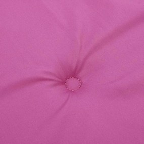 Almofadão p/ banco de jardim 200x50x4 cm tecido rosa