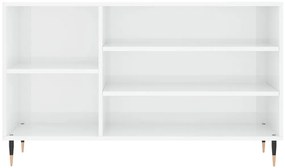 Sapateira 102x36x60 cm derivados de madeira branco brilhante