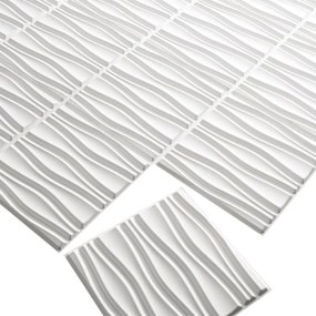 Painéis de parede 3D Flows 12 pcs GA-WA14