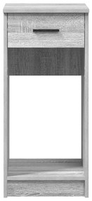 Suporte torre de computador com gaveta 35x45x77 cm cinza sonoma