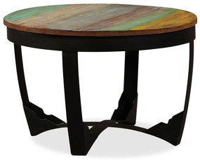 Mesa de apoio madeira reciclada maciça 60x40 cm