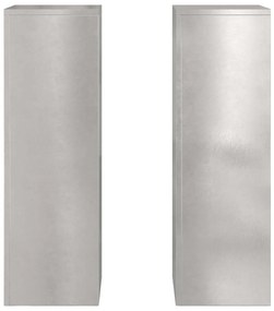 Suportes para Plantas de Exterior vidaXL Pilar 2 pcs 24x24x75 cm Aço I