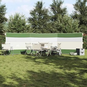 Corta-vento de campismo 508x130 cm impermeável verde