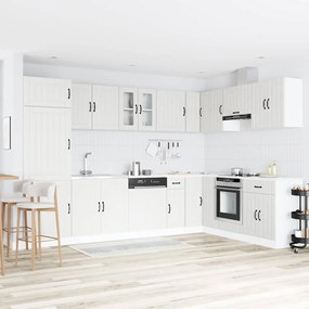 vidaXL Armário de Cozinha com porta 2 pcs Branco 80 x 46 x 81.5 cm
