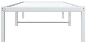 Estrutura de cama 80x200 cm metal branco