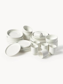 Conjunto de loiça em porcelana Nessa, 6 pessoas, conjunto de 30