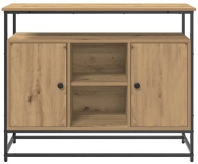 Sideboard vidaXL Artisan Carvalho 100x35x80 cm Madeira engenheirada e
