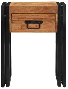 Mesa de Apoio vidaXL 40x40x50 cm em Madeira de Acácia
