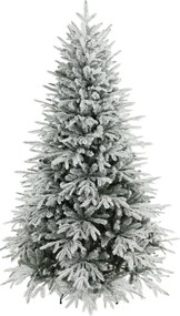 HOMCOM Árvore de Natal com neve artificial 180 cm com 1.920 pontas, sistema dobrável, artificial, de perfil cheio | Aosom Portugal
