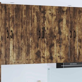 vidaXL Armário de Cozinha com porta Carvalho Defumado 60 x 31 x 100 cm