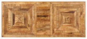Secretária em madeira de mangueira maciça 118x50x75 cm