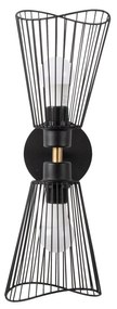 Candeeiro de Parede Zeyno – Preto – 16 x 16 cm