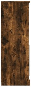 Aparador alto 36x35,5x103,5 cm deriv. madeira carvalho fumado