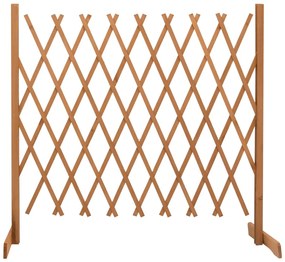 Vedação em treliça para jardim 180x100 cm abeto maciço laranja
