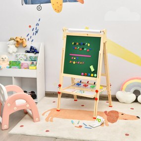 Tenda de brincar portátil Kids Galaxy Starry Sky Dream com cortina de rede dupla - Azul