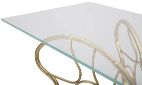MESA CONSOLA BORBOLETA 110X40X76 CM DOURADO