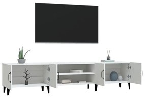 Móvel de TV 180x31,5x40 cm derivados de madeira branco