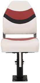 Assentos de barco 2 pcs c/ pedestais ajustáveis e rotação 360°