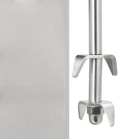 Misturador para batidos com copos duplos aço inoxidável 2 L