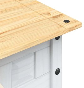 Mesa de centro Corona pinho mexicano 100x55x44 cm branco