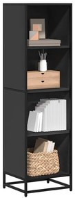 vidaXL Estante 40x35x139 cm derivados de madeira preto