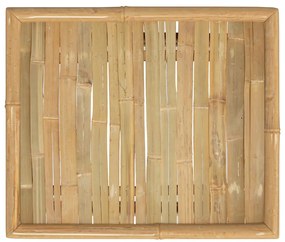 Mesa de jardim 65x55x30 cm bambu