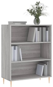 Estante 69,5x32,5x90 cm derivados de madeira cinzento sonoma
