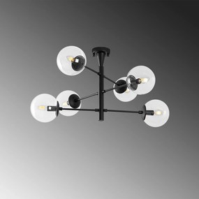 Candeeiro de Teto Arge – Preto – 75 x 75 x 40 cm