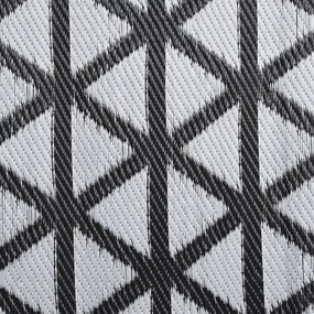Tapete de exterior 80x250 cm ARAKIL PP preto