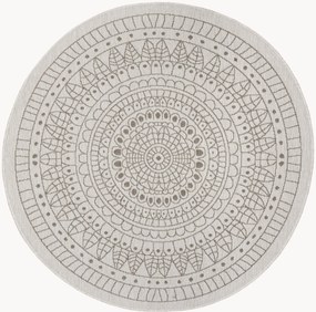 Tapete redondo reversível para interior e exterior Porto